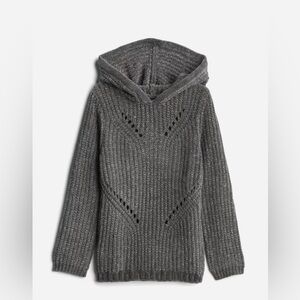 Nine One Eight Brianne Hooded Chenille Sweater